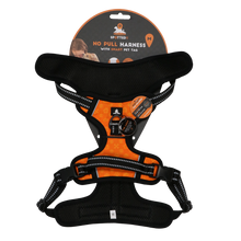 Spotted! PRO Geschirr Orange M – Bequemes & sicheres NO-PULL Hundegeschirr *