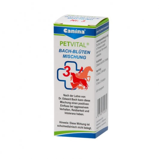 Canina Pharma Petvital Bachblüten Nr. 3 - Aggression 10g *