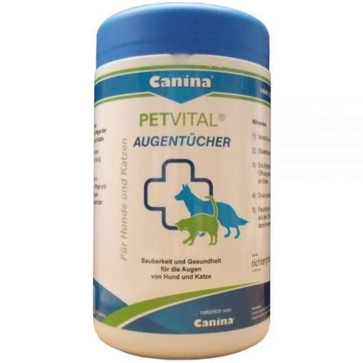 Canina Pharma PETVITAL Augentücher 120 Stück *