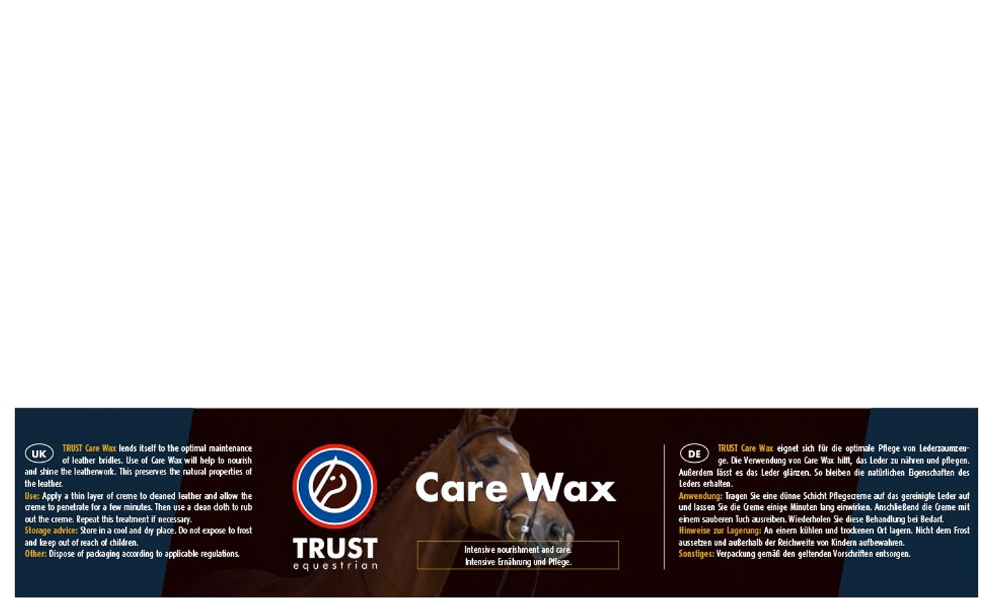 TRUST Care Wax – Schutz & Pflege für das Pferdemaul