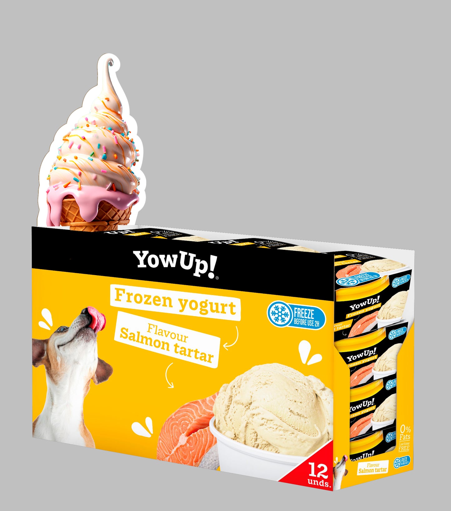YowUp! Frozen Yoghurt Salmon Tartar *