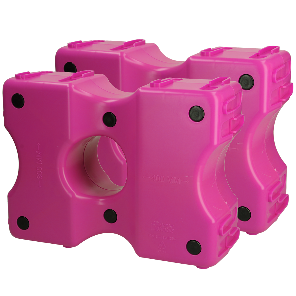 Vplast Cavaletti Hindernisblöcke 2 st Rosa *