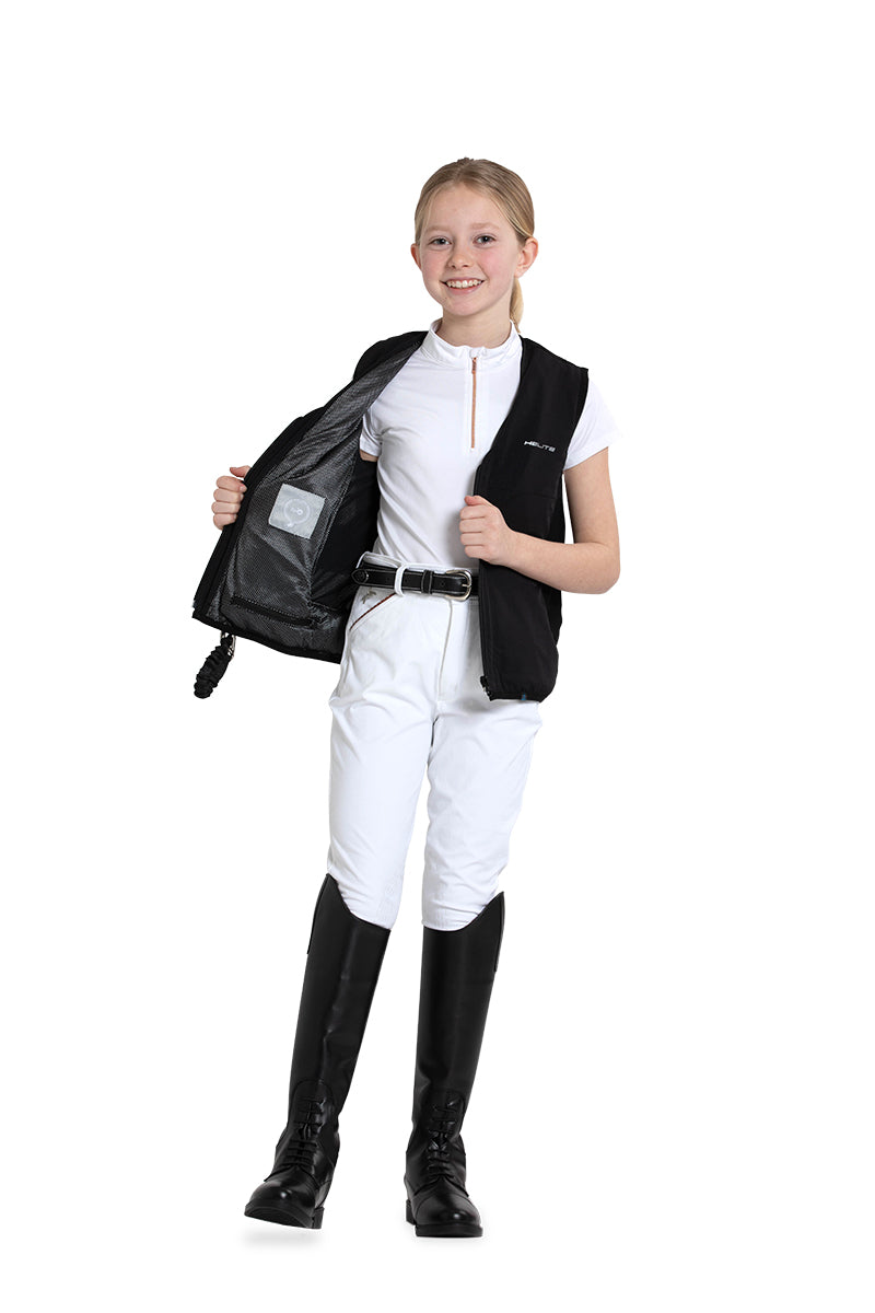 Helite ZIP'IN 2 Airbagweste – Flexibel, sicher & perfekt für junge Reiter (Größe Child M)