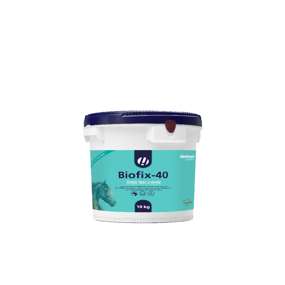Hestevard Biofix-40 - Mineralisierte Mini-Pellets für Hufe & Haare
