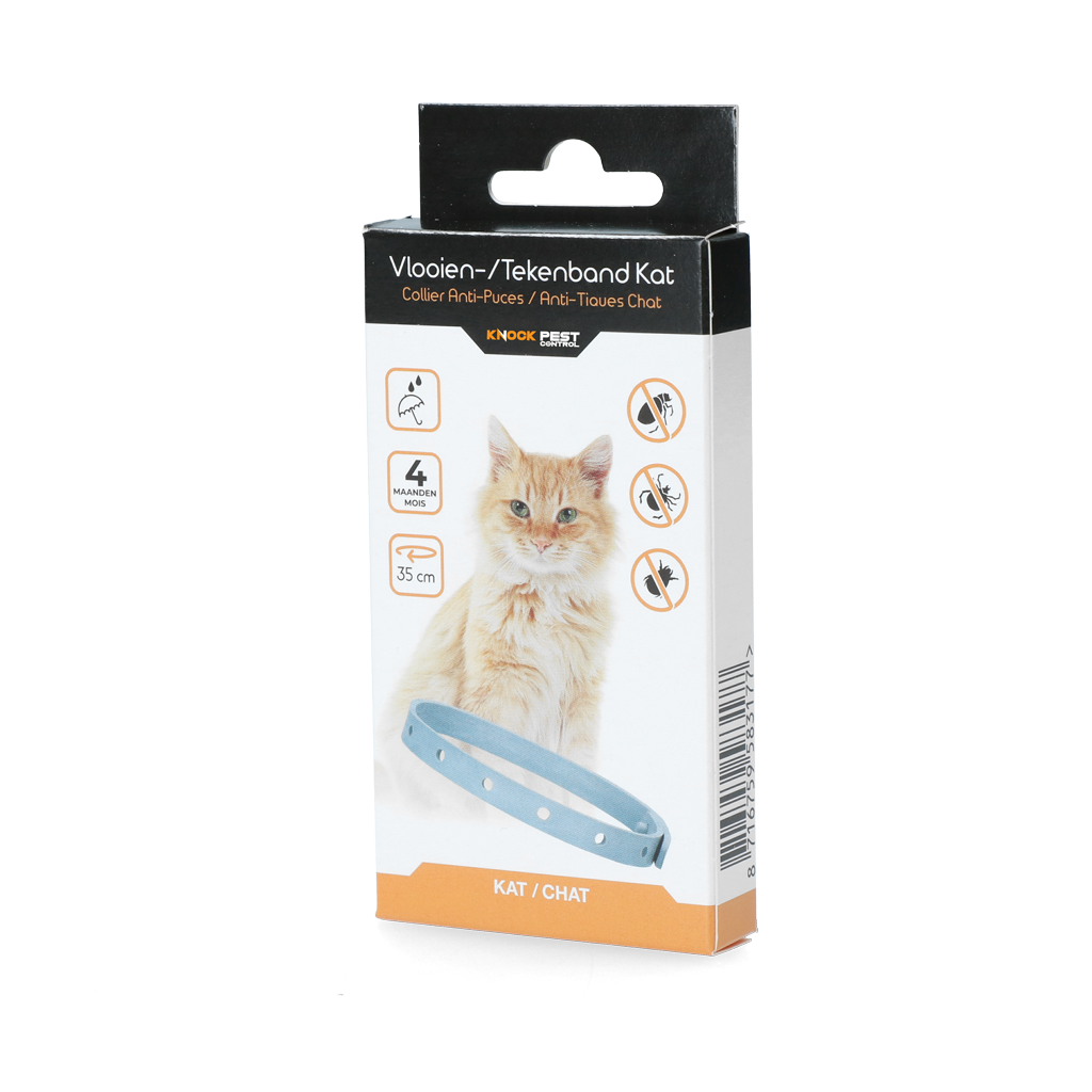 Knock Pest Floh/Zeckenhalsband Katze 35 cm NL/FR *