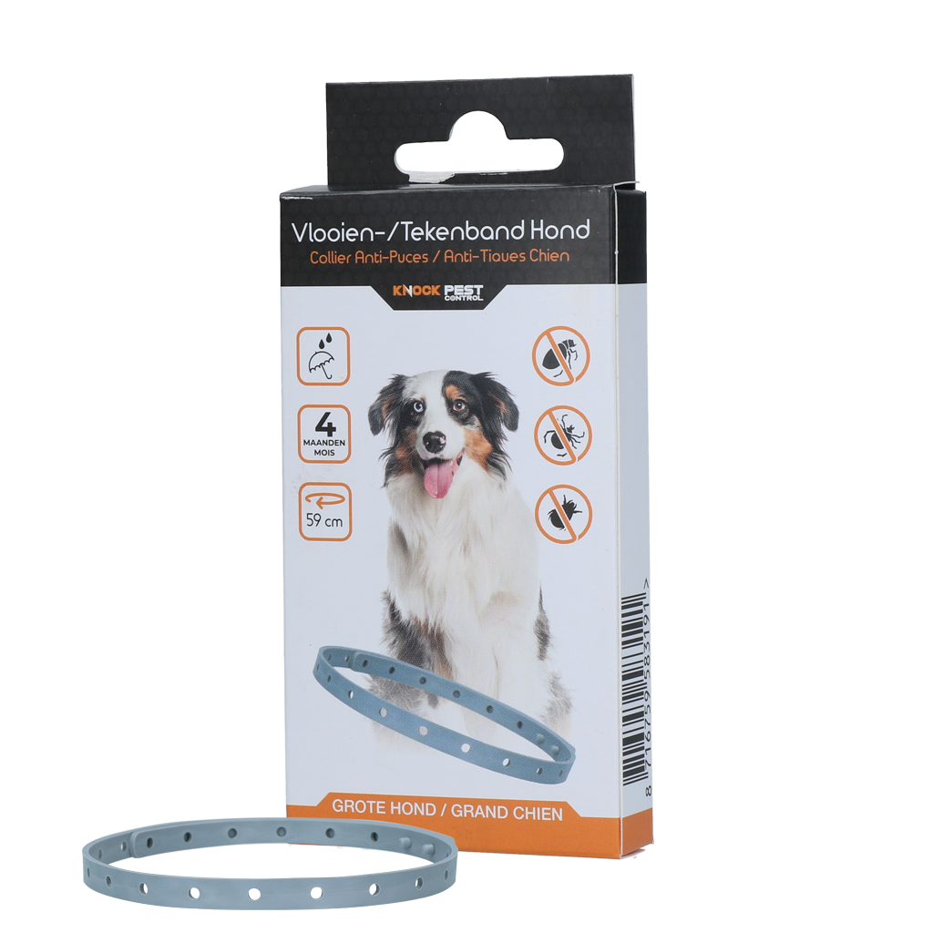 Knock Pest Floh/Zeckenhalsband Hund 59 cm NL/FR *