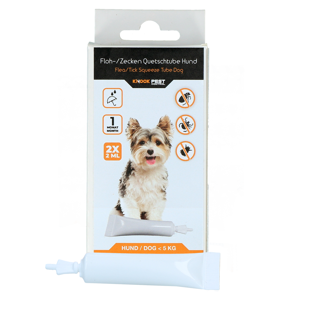 Knock Pest Floh-Zeckentube Hund <5 kg DE/UK *
