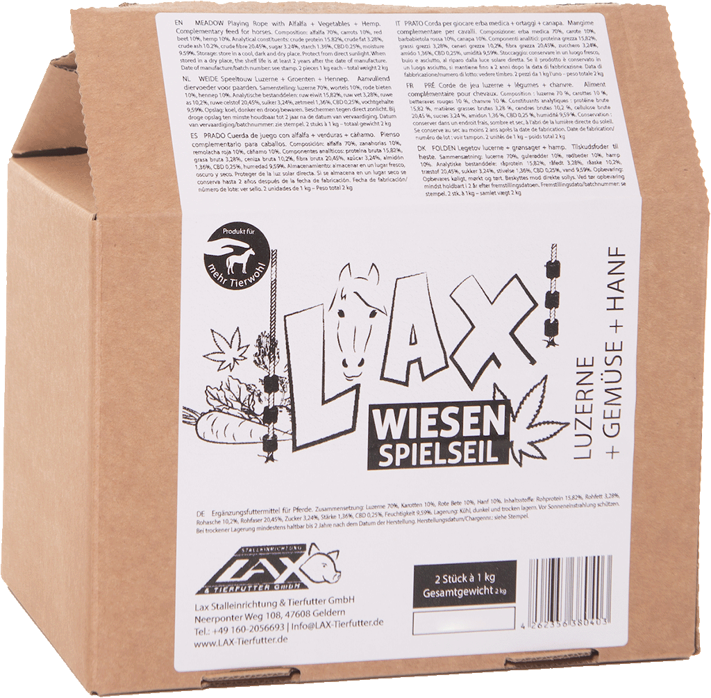 Lax Wiese Spielseil Luzerne + Gemüse + Hanf *