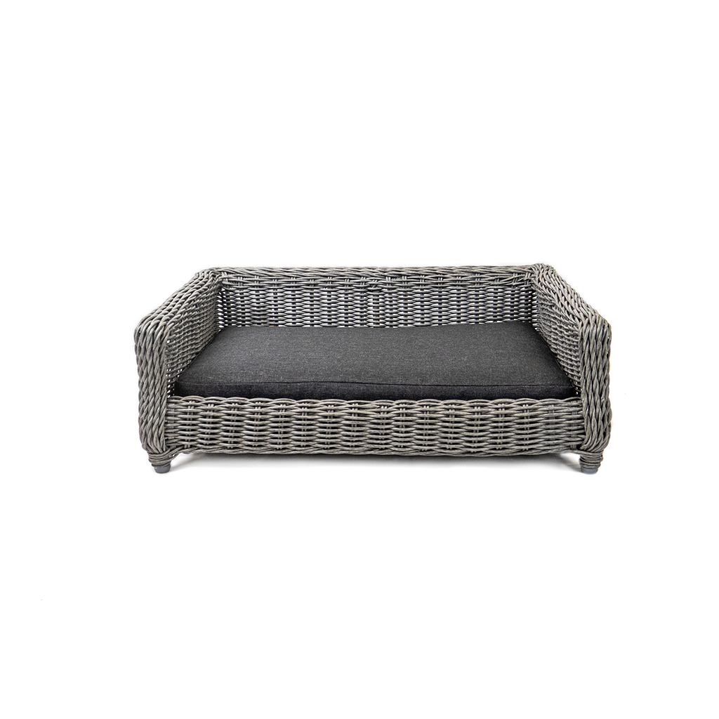 Let's Sleep Cozy Basket Weidenkorb Für Hunde M Anthrazit *