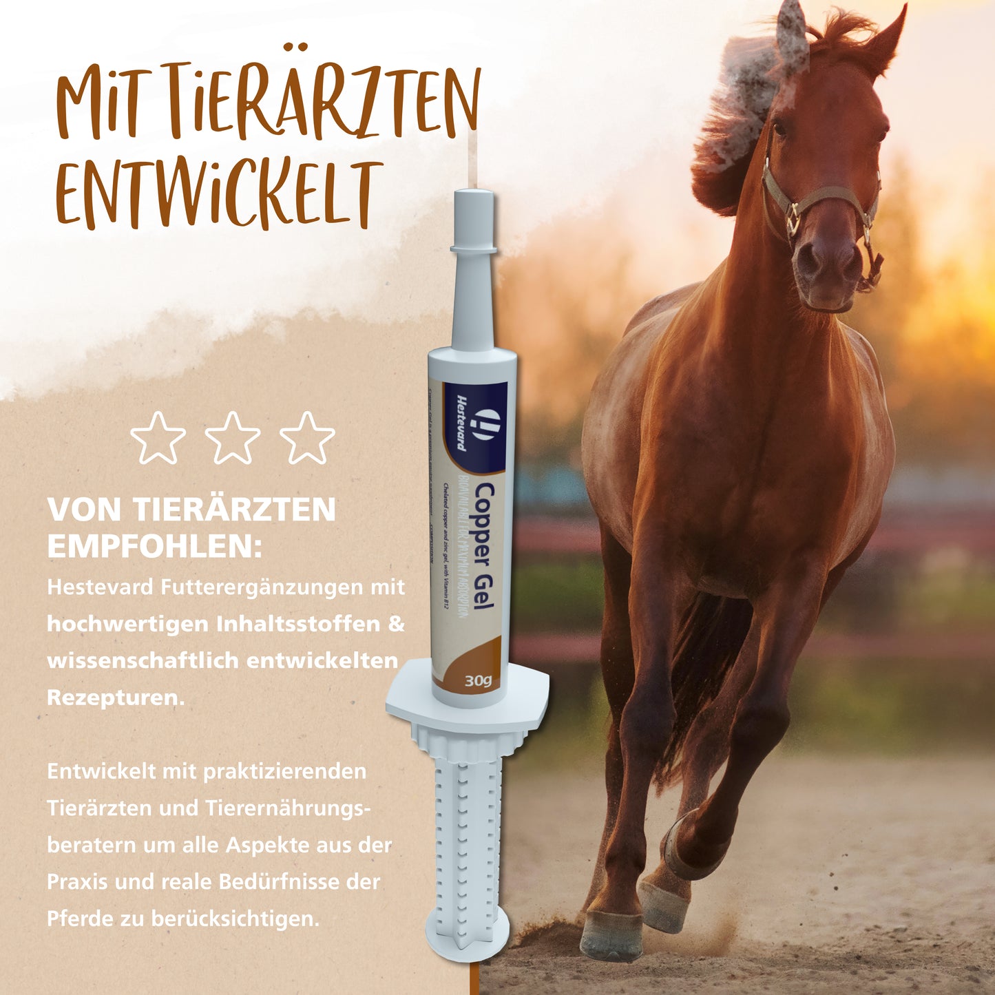 Hestevard Copper Gel – Hochwertige Kupfer- & Zinkversorgung für Pferde