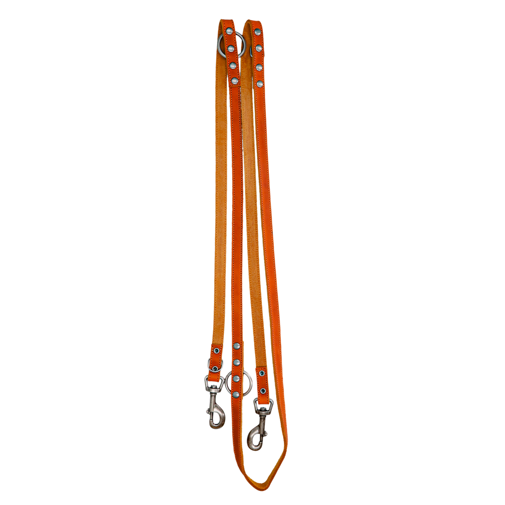 Spotted! Pro Leder Trainingsleine Cognac 1,6 x 250 cm *
