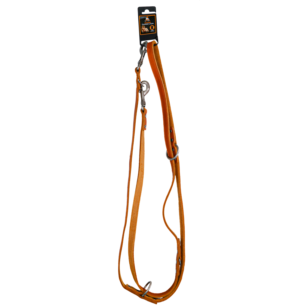 Spotted! Pro Leder Trainingsleine Cognac 1,6 x 250 cm *