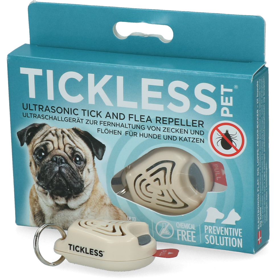 Tickless Pet Mindestschutz von 6 Monaten Beige *