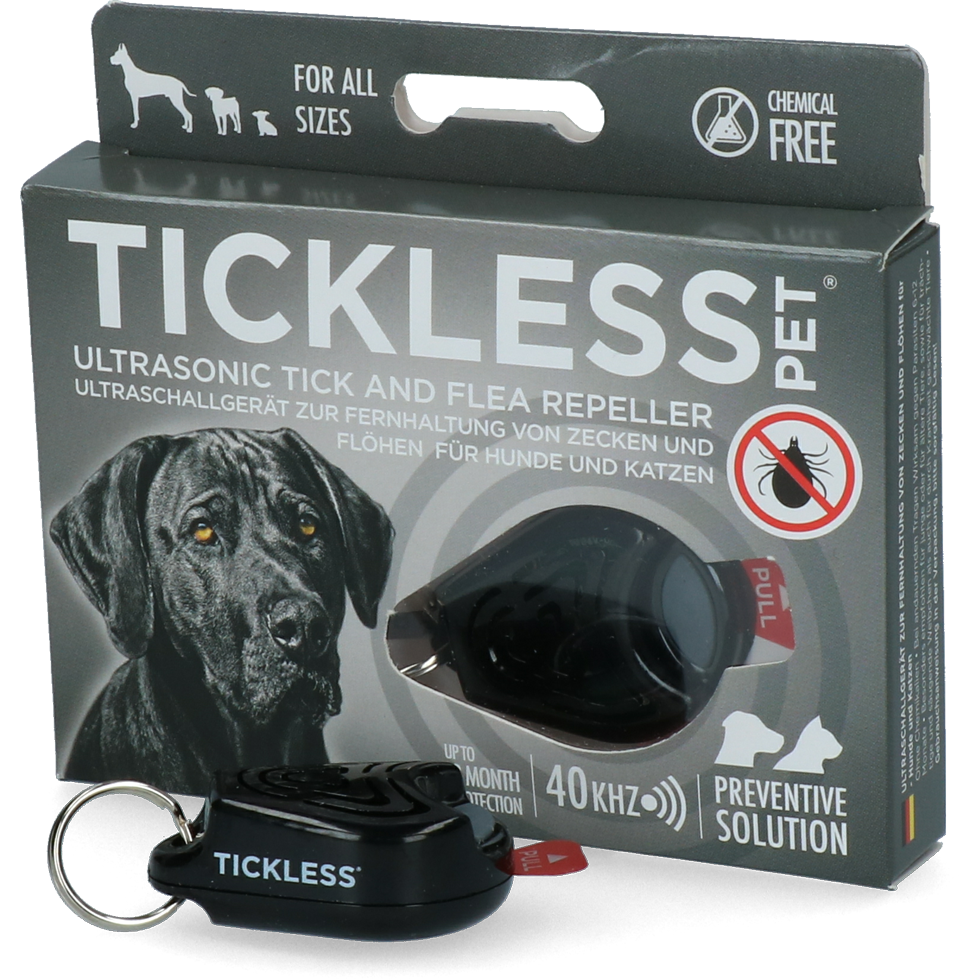 Tickless Pet Mindestschutz von 6 Monaten Schwarz *