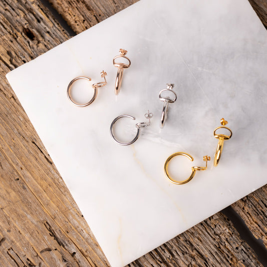Sterlingsilber Creolen mit Trensengebiss – Zeitlose Eleganz & feine Verbundenheit zum Reitsport