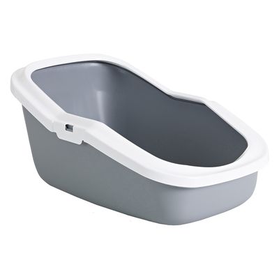 Savic Katzentoilette Aseo - grau/weiß *