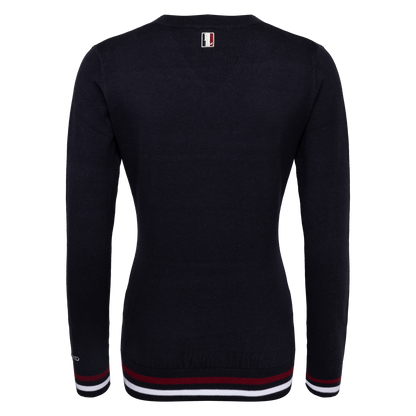 Classic Ladies Knitted V-Neck  *