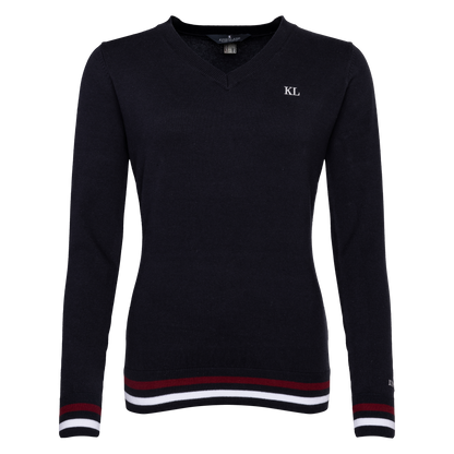 Classic Ladies Knitted V-Neck  *