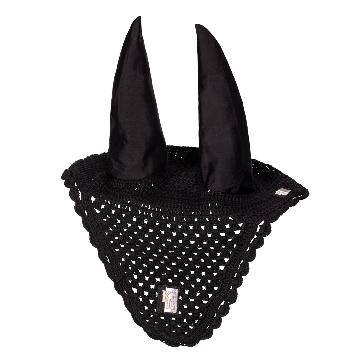 Baumwoll-Häkel-Fliegenhaube mit elastischen Ohren  *