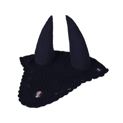 Baumwoll-Häkel-Fliegenhaube mit elastischen Ohren  *
