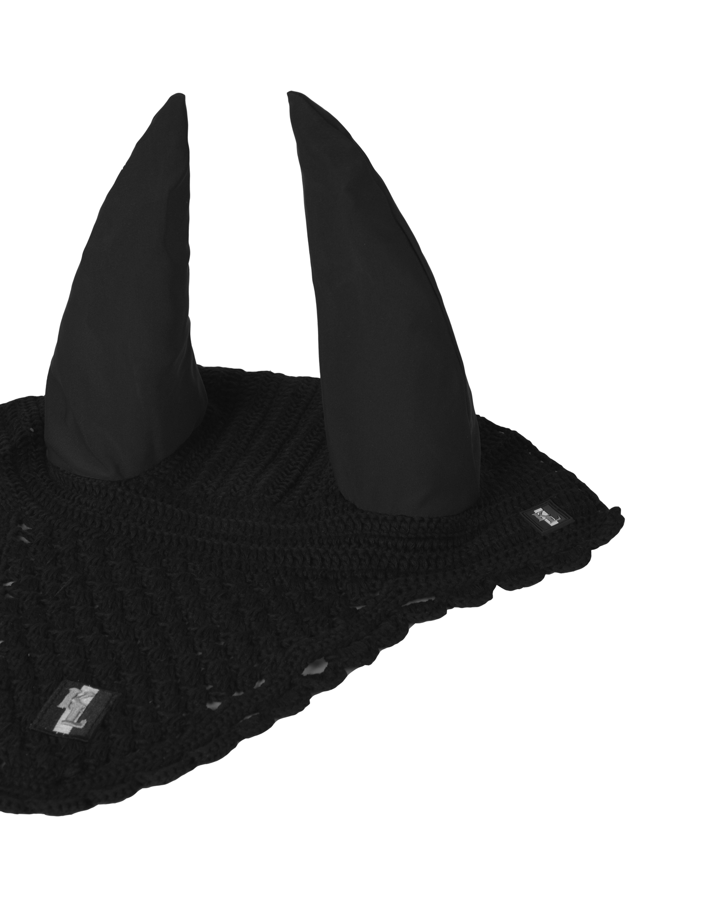 Baumwoll-Häkel-Fliegenhaube mit elastischen Ohren  *