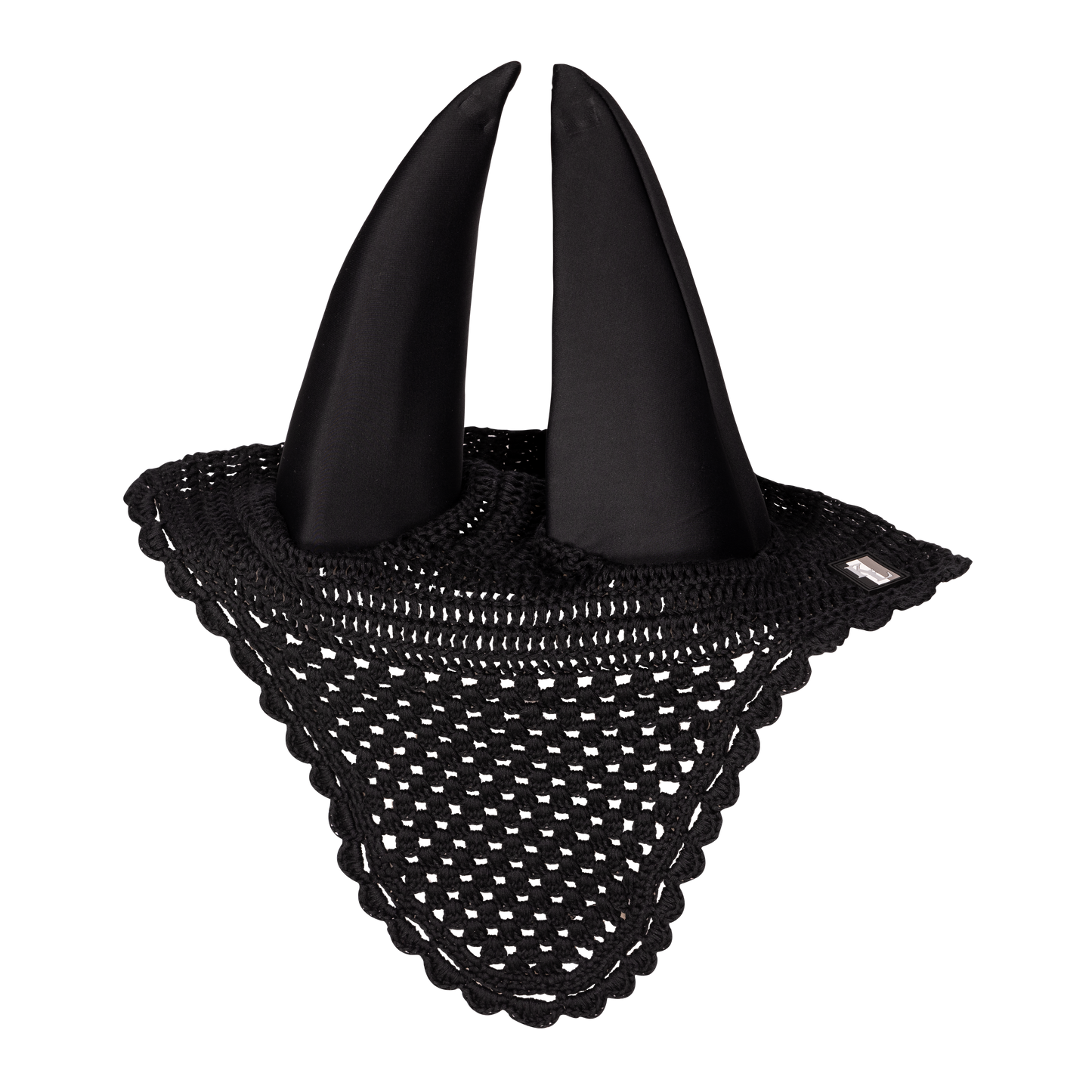 Baumwoll-Häkel-Fliegenhaube mit gepolsterten Ohren *
