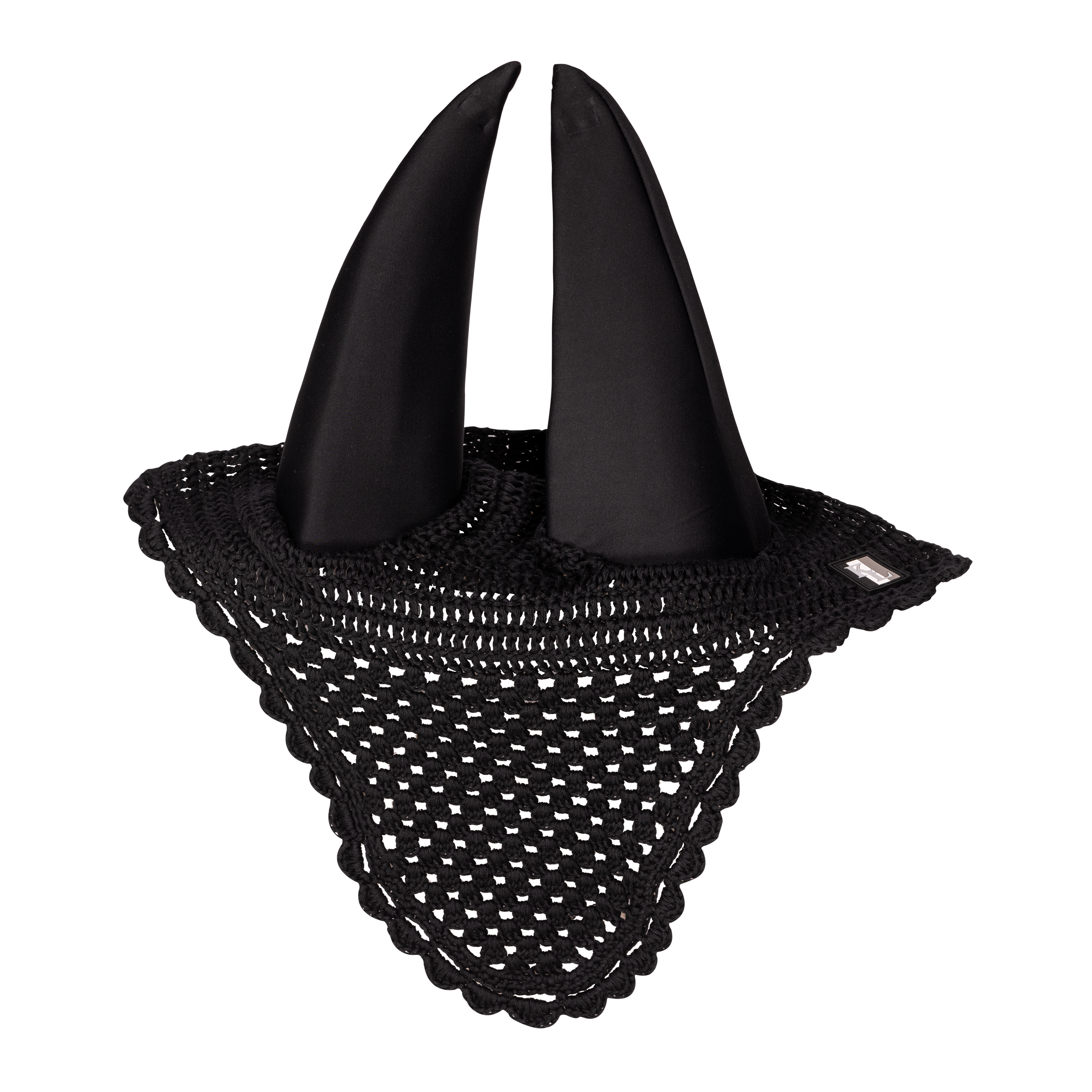 Baumwoll-Häkel-Fliegenhaube mit gepolsterten Ohren *