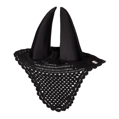 Baumwoll-Häkel-Fliegenhaube mit gepolsterten Ohren *