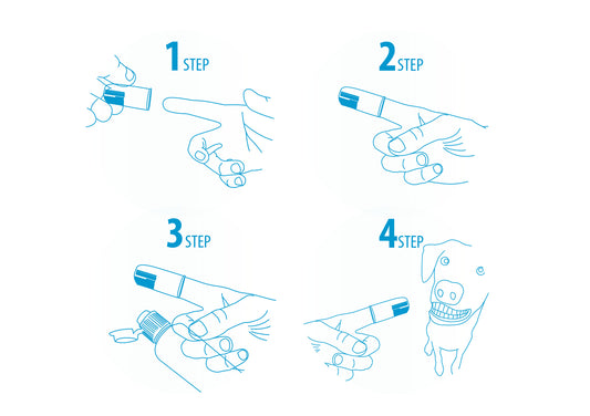 AFP Sparkles Finger Brush (6pack) *