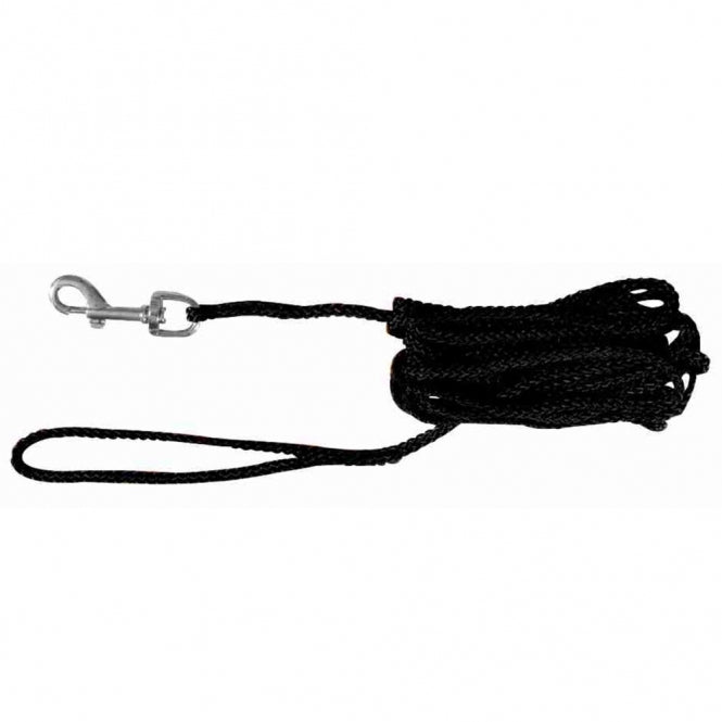 Trixie Schleppleine aus Nylon - schwarz, 5 m *