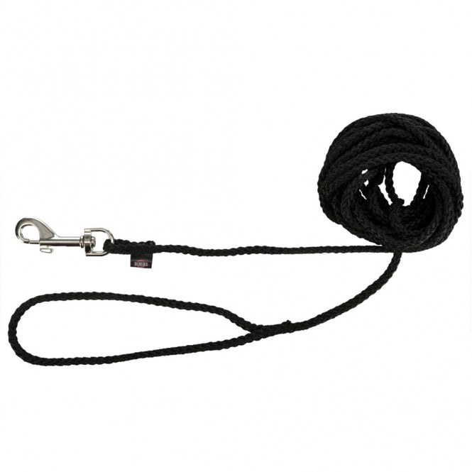 Trixie Schleppleine aus Nylon - schwarz, 10 m *