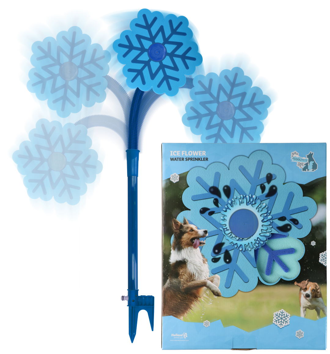 Wassersprüh-Blume für Hunde – Erfrischung und Spielspaß im Garten *