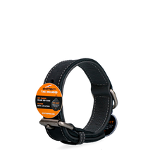 Spotted! Pro Lederhalsband Schwarz 2,5x40cm *