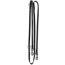 Spotted! Pro Leder Trainingsleine Schwarz 1,6x250cm *