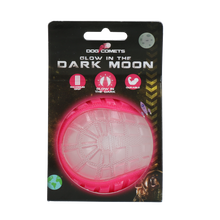 Dog Comets Glow in the Dark Moon Pink M *
