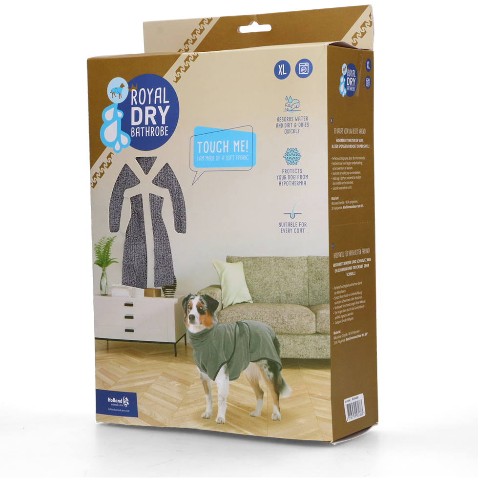 Royal Dry Bathrobe XL – Extra saugstark für sehr große Hunde *