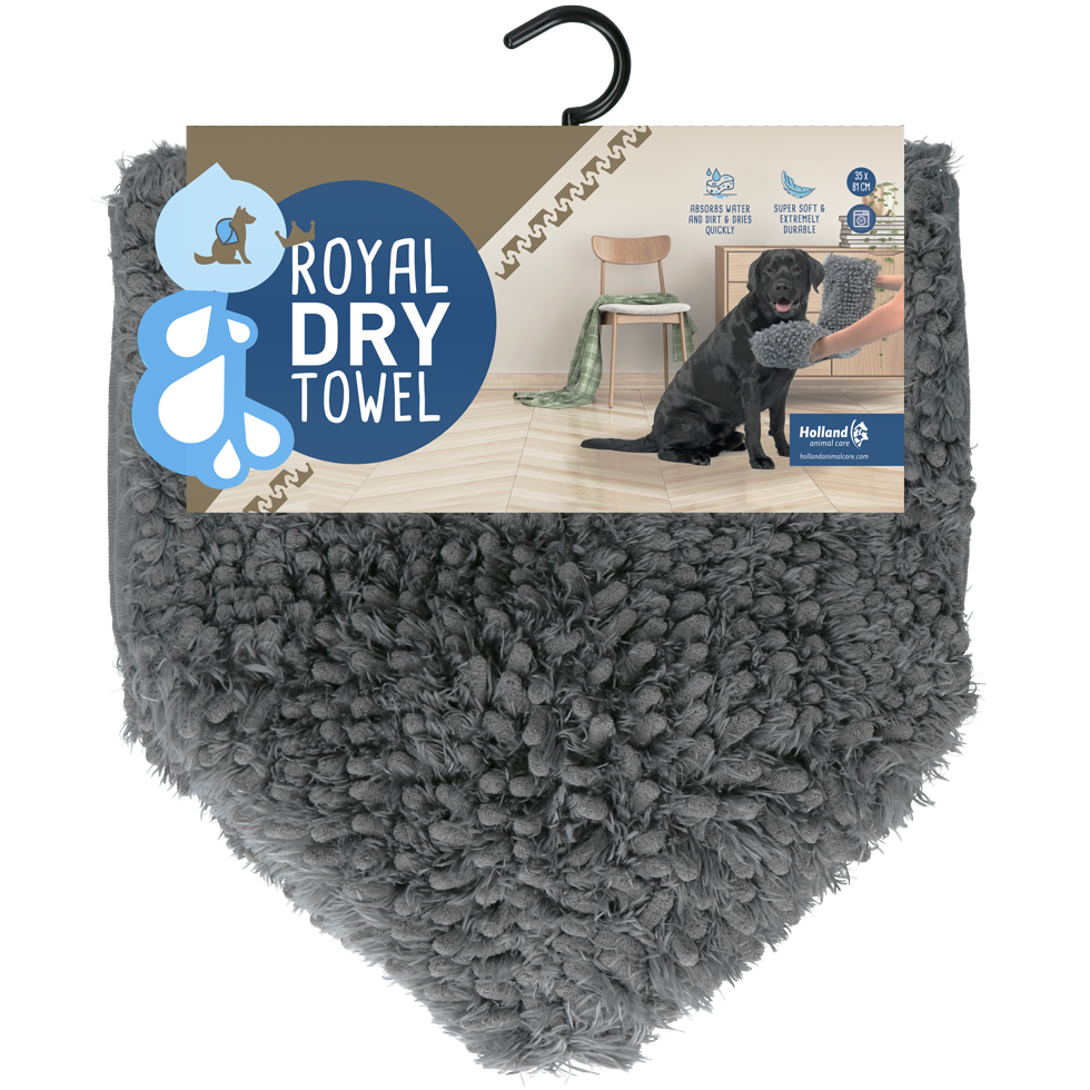 Royal Dry Towel – Ultra saugfähiges Handtuch für Hunde *