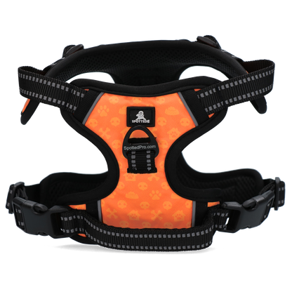 Spotted! PRO Geschirr Orange XL – Starkes & stabiles Hundegeschirr für große Hunde *