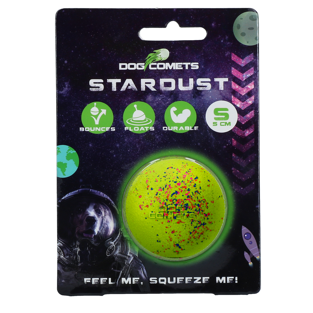 Dog Comets Ball Stardust Grün S *