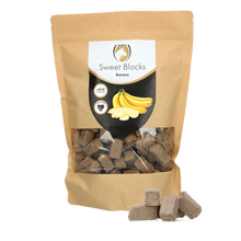 Sweet Banana Blocks – Natürliche Banane als Pferdesnack *