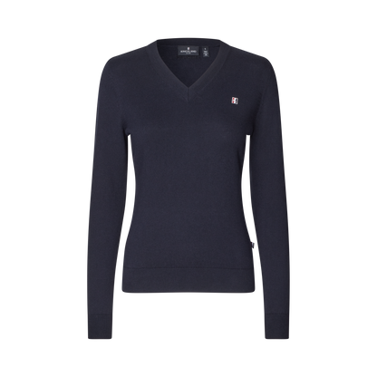 Classic Damen-Pullover mit V-Ausschnitt