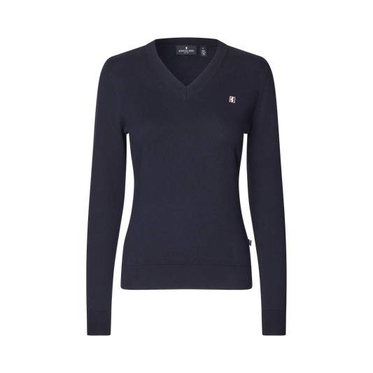 Classic Damen-Pullover mit V-Ausschnitt
