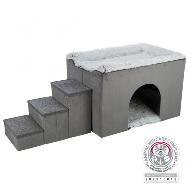Trixie Höhle Harvey mit Treppe - 154 × 60 × 60 cm *