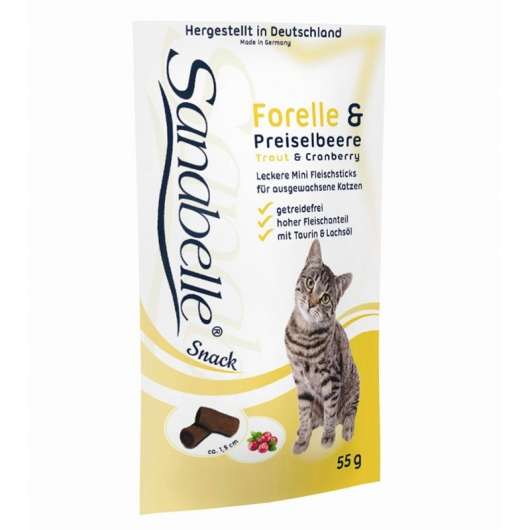 Sanabelle Snack mit Forelle & Preiselbeere 55g *