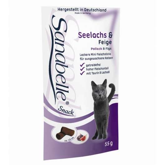 Sanabelle Snack mit Seelachs & Feige 55g *