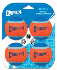 Chuckit Tennis Ball M 6 cm 4 Pack *