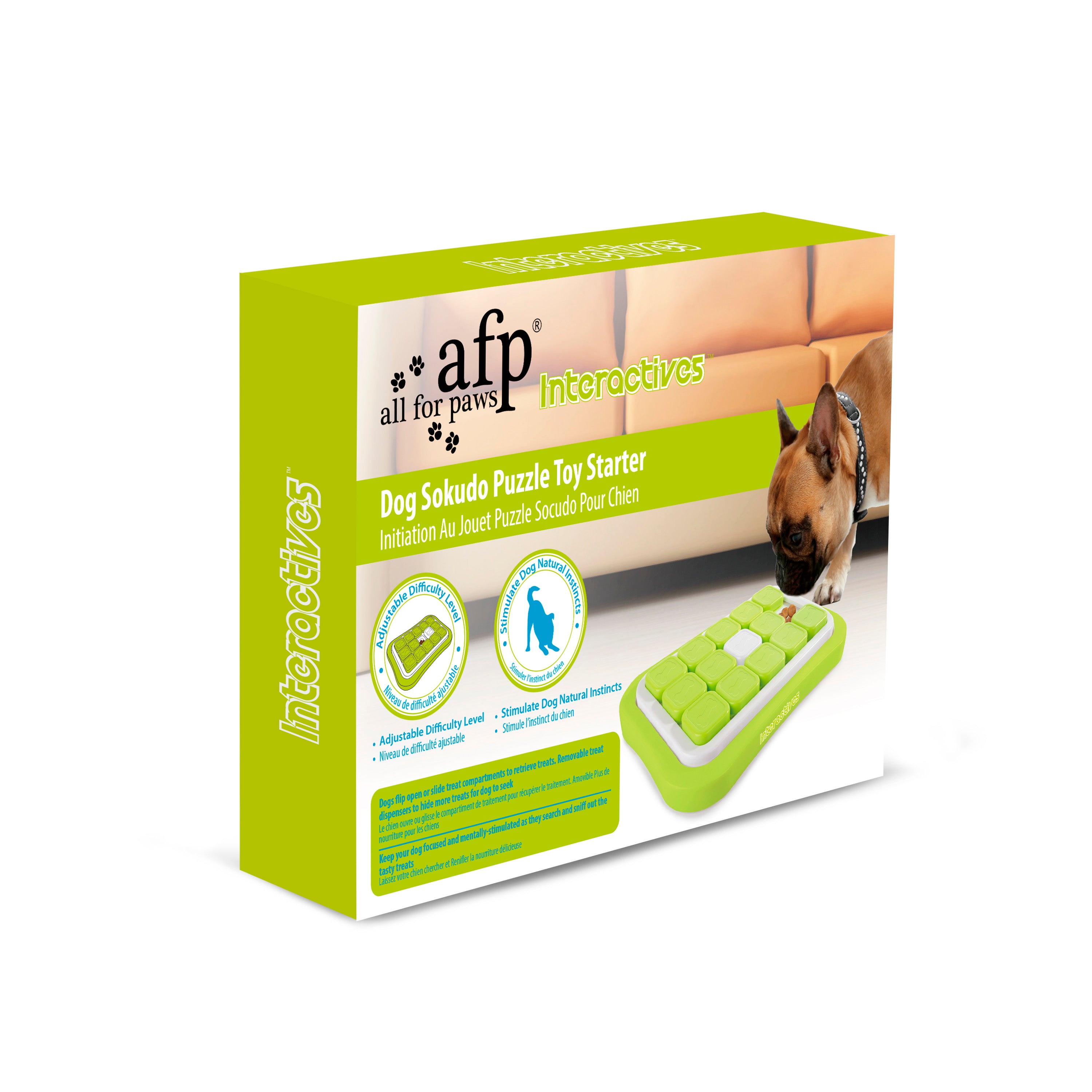 AFP Interactives Dog Sokudo Puzzle Toy Starter *