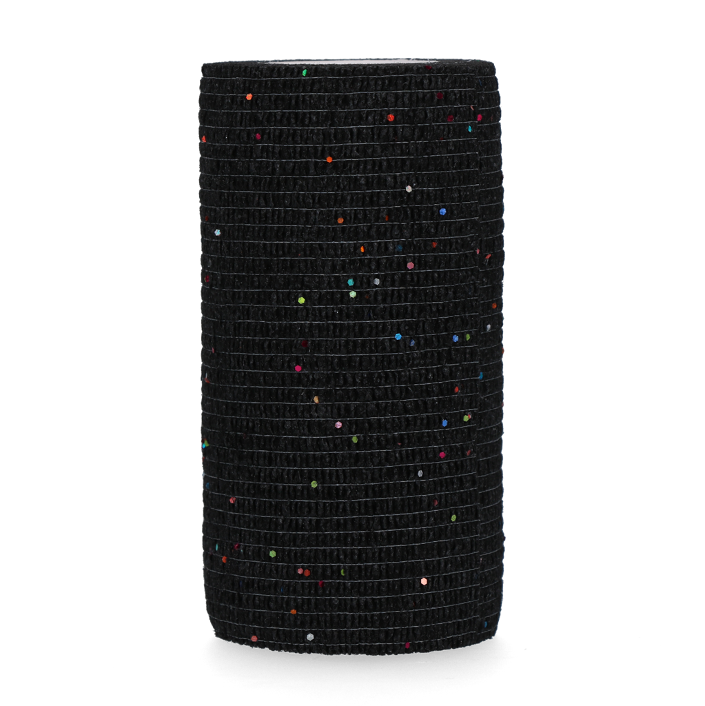 Excellent Animal Glitter Bandage Pro 10 cm - Schwarz *