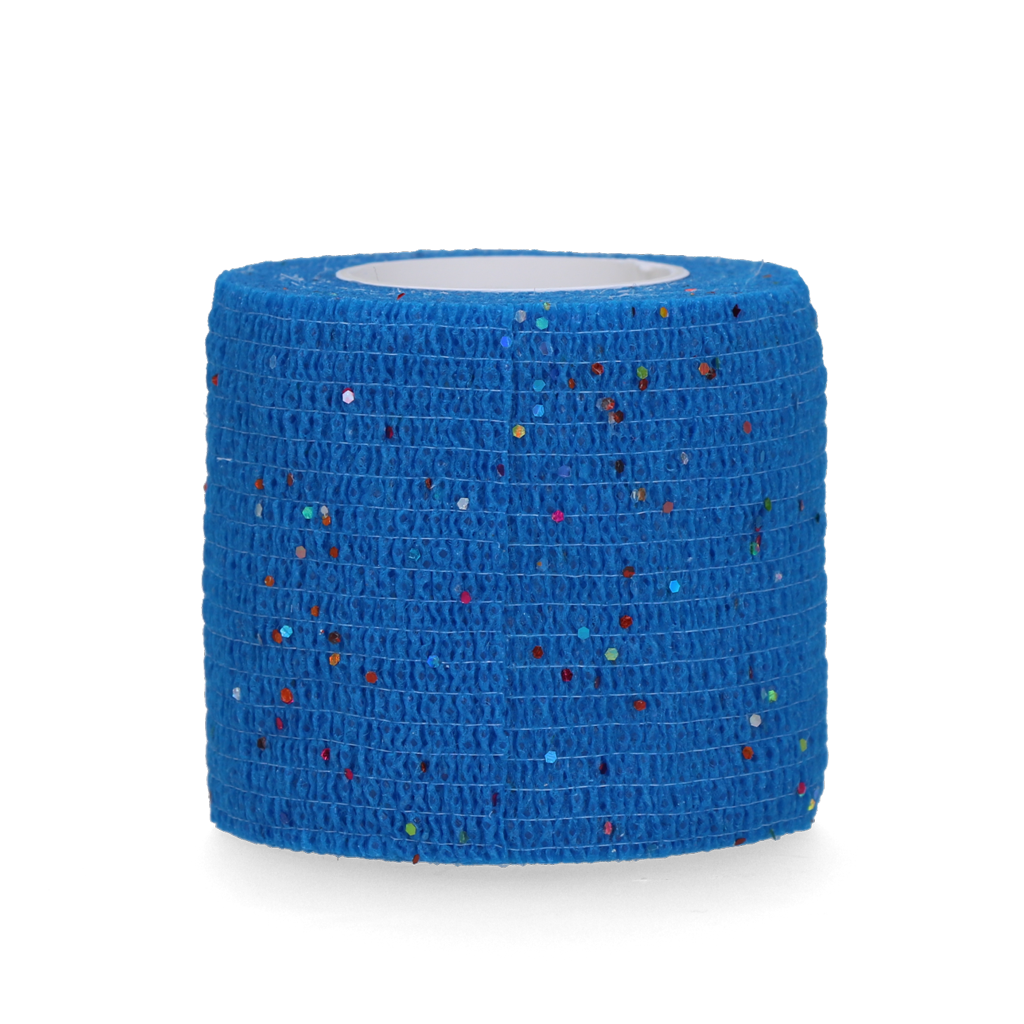 Excellent Animal Glitter Bandage Pro 5 cm - Blau *