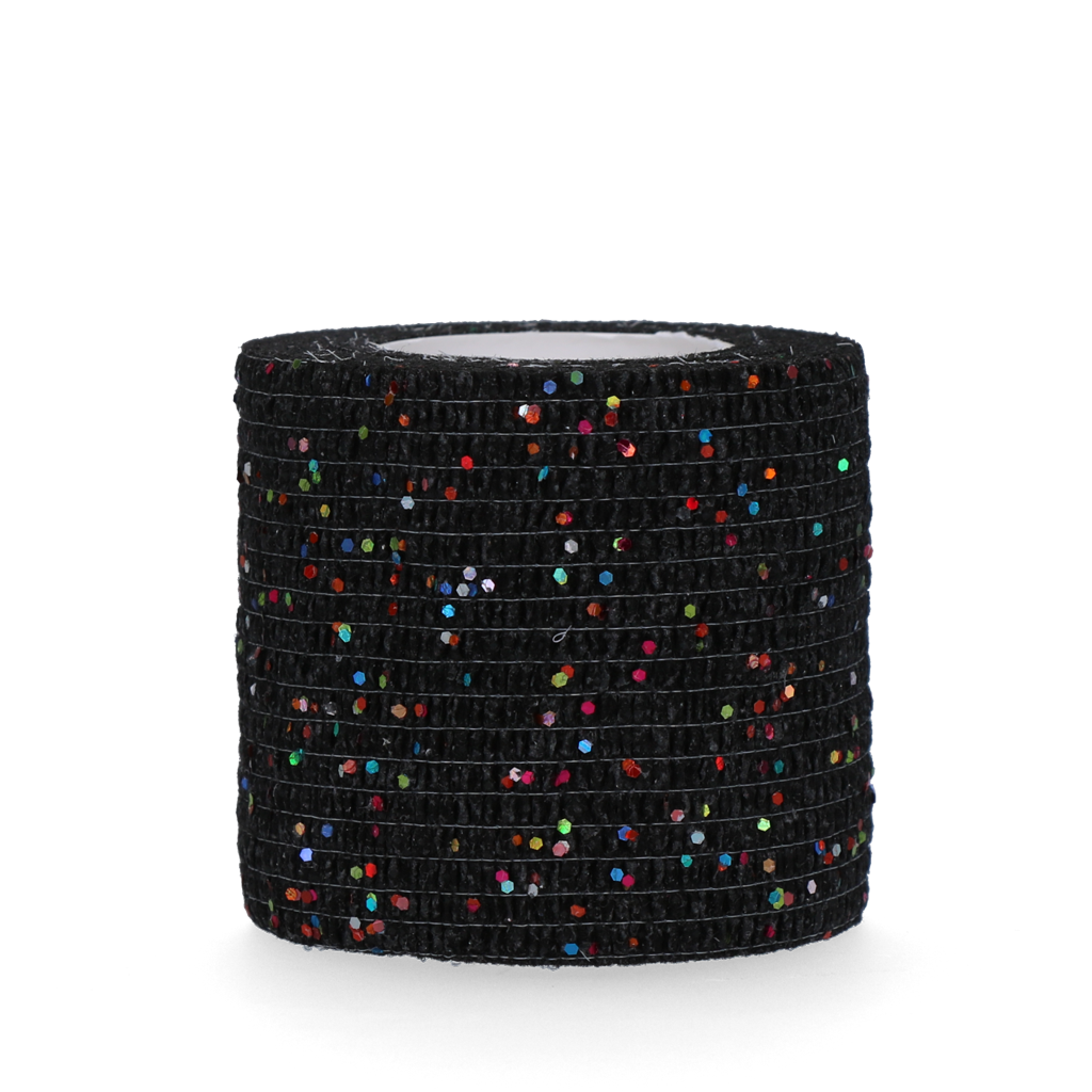Excellent Animal Glitter Bandage Pro 5 cm - Schwarz *